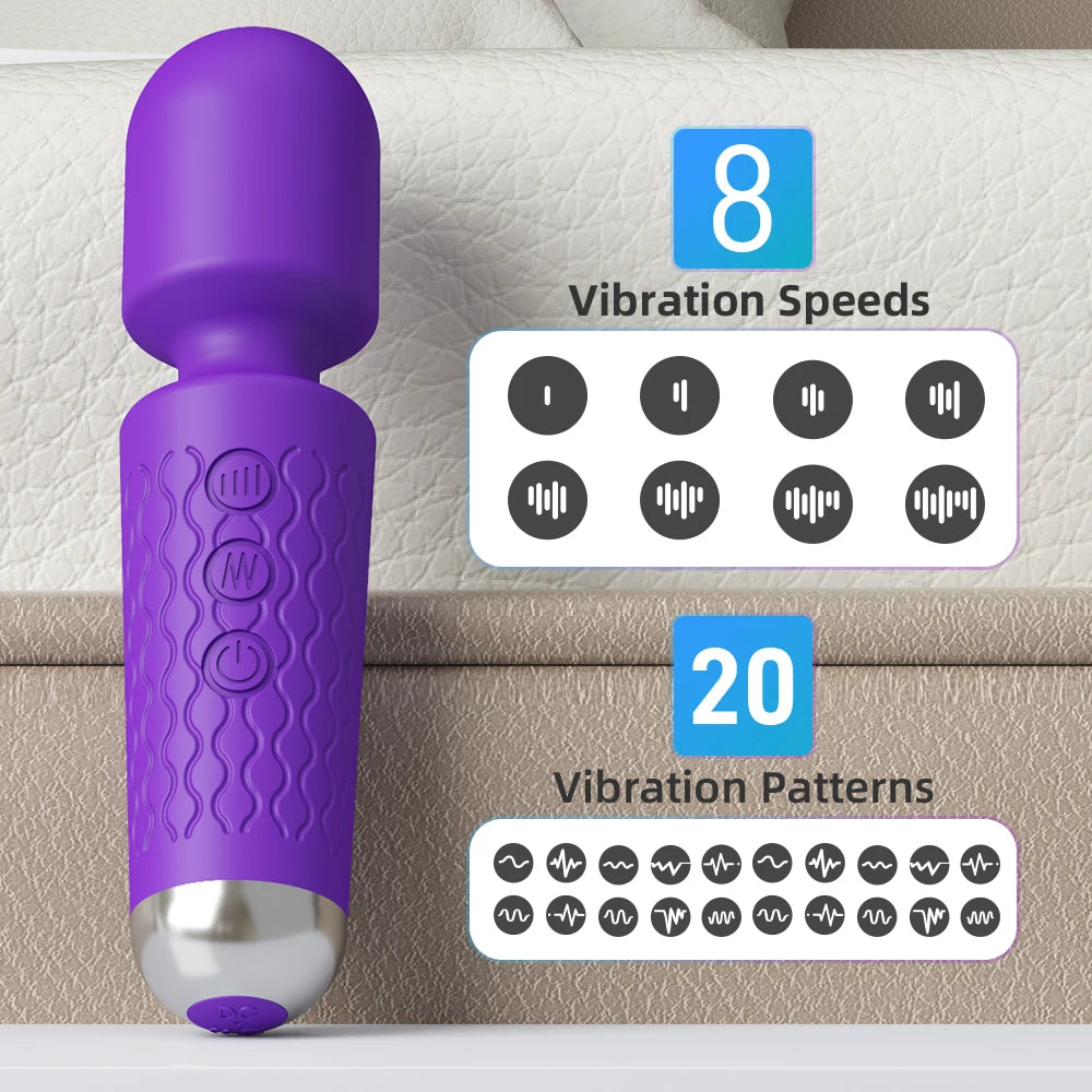 20 Speeds Powerful AV Vibrator
