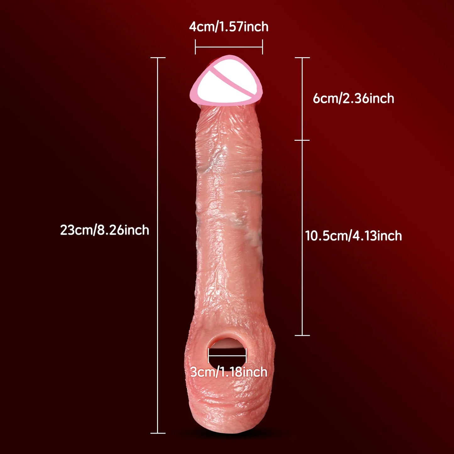 Ultra-realistic Penis Extension