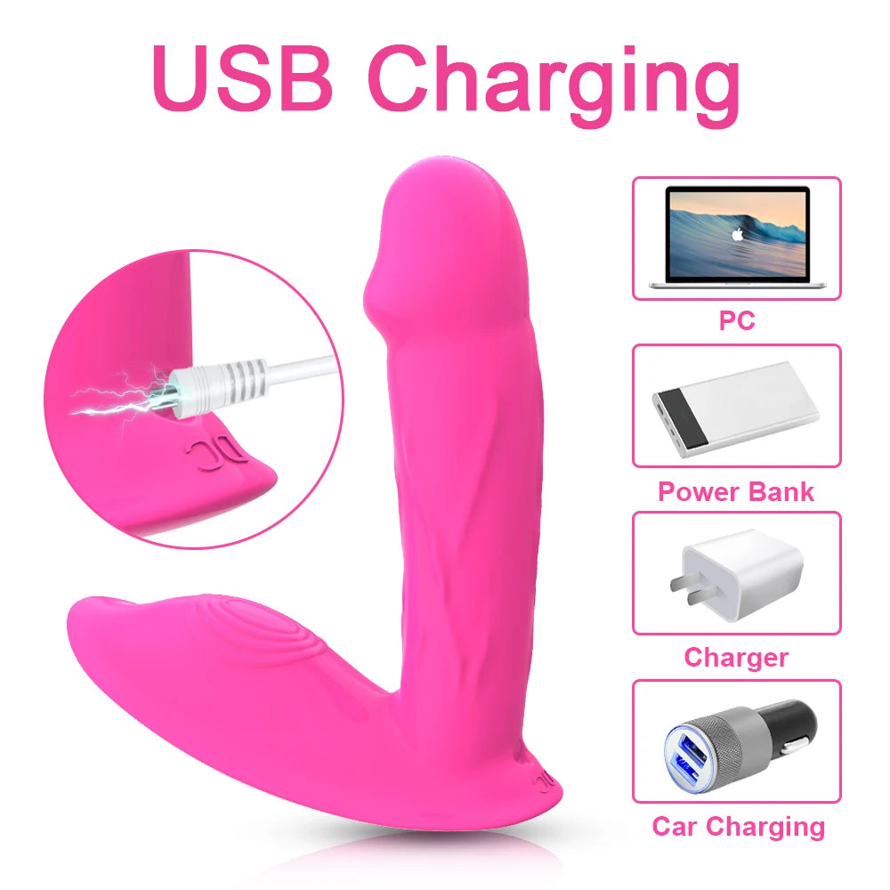 Mini Dildo Vibrators Panties for Women